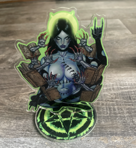 Dark Library Raven Hex Standee